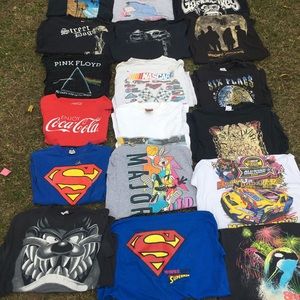 Vintage and regular tshirts from $5 to $15
